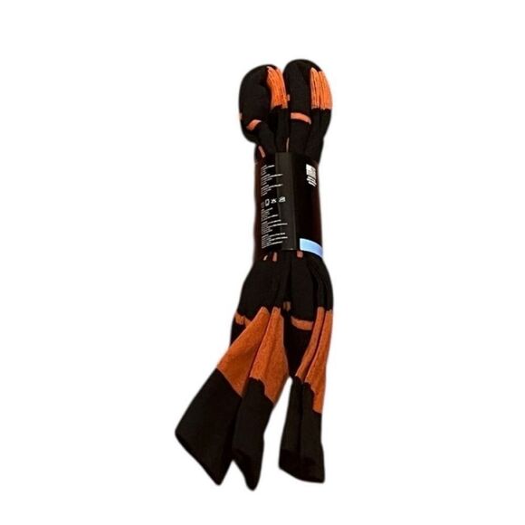 Harley-Davidson Black and Orange Stripe All Weather Socks, 2Pairs, Size L, NWT - Picture 5 of 7